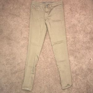 Size 00 Mossimo Khaki/Tan Jeans
